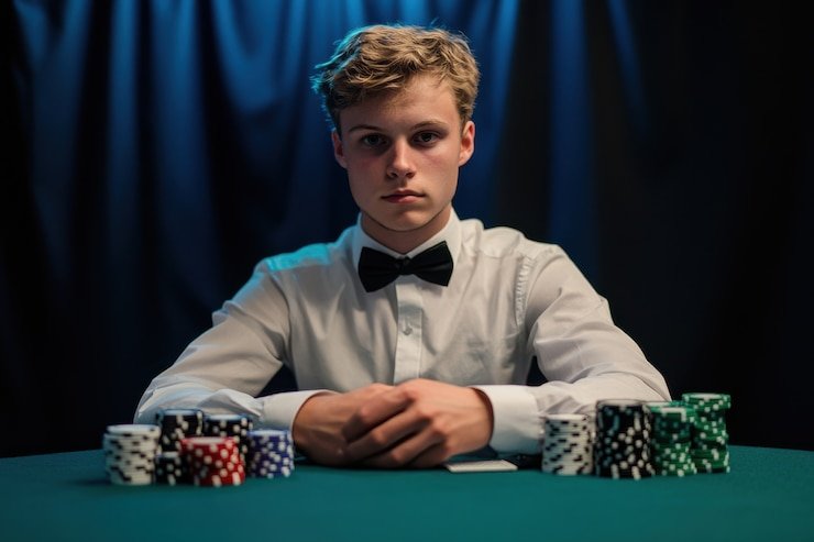 Studio live Three Card Poker dengan dealer profesional di pokeronline77